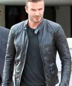 David Beckhams Leather Jacket