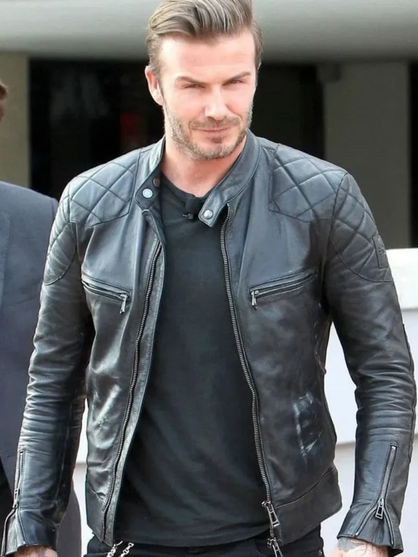 David Beckhams Leather Jacket