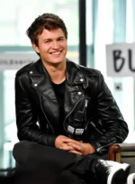 Ansel Elgort Leather Jacket