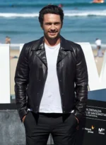 James Franco Black Leather Jacket