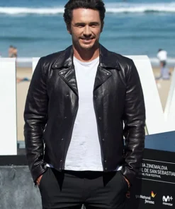 James Franco Black Leather Jacket