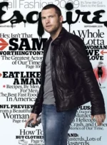 Sam Worthington Black Leather Jacket