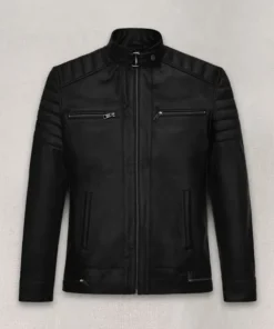 Andrew Tate Black Leather Jacket