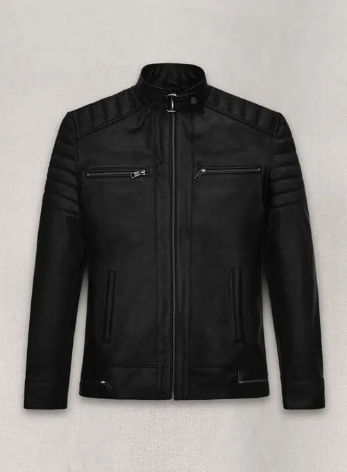 Andrew Tate Black Leather Jacket