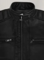 Andrew Tate Black Leather Jacket