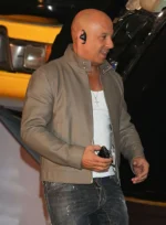 Vin Diesel Light Brown Leather Jacket