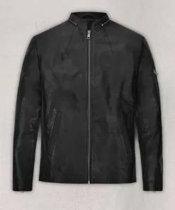 Ian Somerhalder Black Leather Jacket