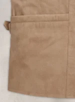 Johnny Depp Beige Leather Jacket