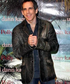 Ben Stiller Leather Blazer