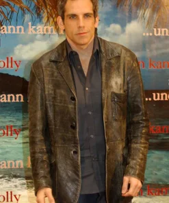 Ben Stiller Leather Blazer