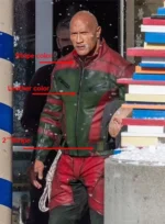 Dwayne Johnson Red One Leather Jacket