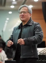 Jensen Huang Leather Jacket