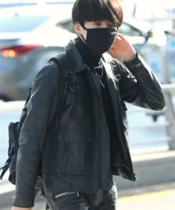 Jungkook Leather Jacket