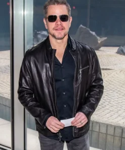 Matt Damon Leather Jacket