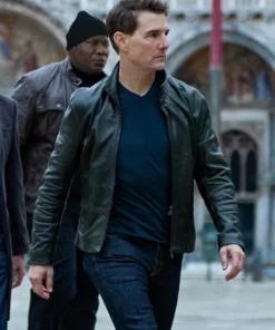Tom Cruise Mission Impossible Dead Reckoning Leather Jacket