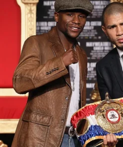 Floyd Mayweather Leather Blazer