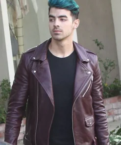 Joe Jonas Leather Jacket