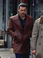 Johnny Depp Donnie Brasco Leather Blazer