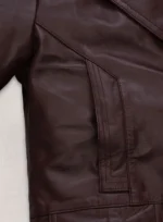 Johnny Depp Donnie Brasco Leather Blazer