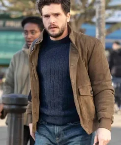 Kit Harington Eternals Leather Jacket