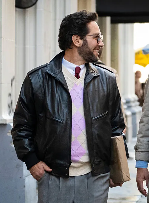 Paul Rudd The Shrink Next Door Leather Jacket