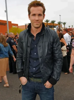 Ryan Reynolds Leather Jacket