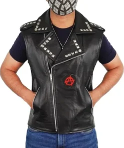 Across The Spider-verse Spider-punk Leather Vest