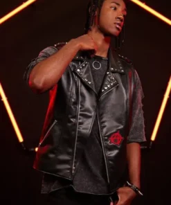 Across The Spider-verse Spider-punk Leather Vest