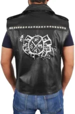 Across The Spider-verse Spider-punk Leather Vest