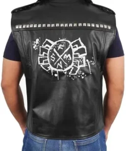 Across The Spider-verse Spider-punk Leather Vest