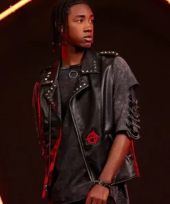 Across The Spider-verse Spider-punk Leather Vest2