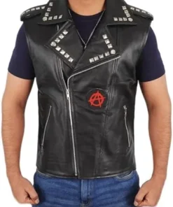 Across The Spider-verse Spider-punk Leather Vest