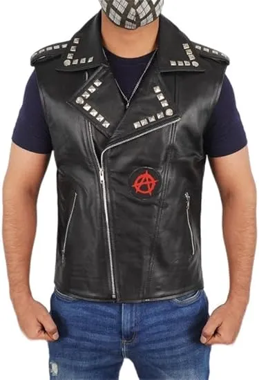 Across The Spider-verse Spider-punk Leather Vest