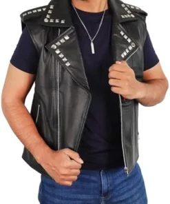 Across The Spider-verse Spider-punk Leather Vest