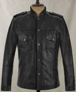 Alexander Skarsgard True Blood Black Leather Jacket