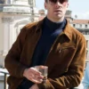 Armie Hammer Man From Uncle Leather Jacket