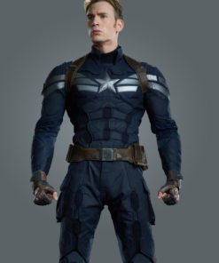 Captain America The Winter Soldier Blue Jacket