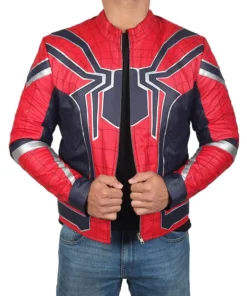 Avengers Infinity War Spiderman Leather Jacket