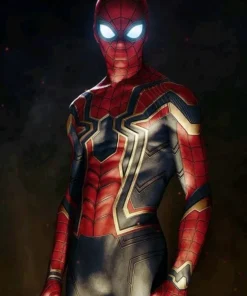 Avengers Infinity War Spiderman Leather Jacket