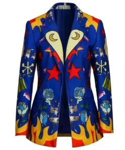 Birds Of Prey Harley Quinn Blue Blazer