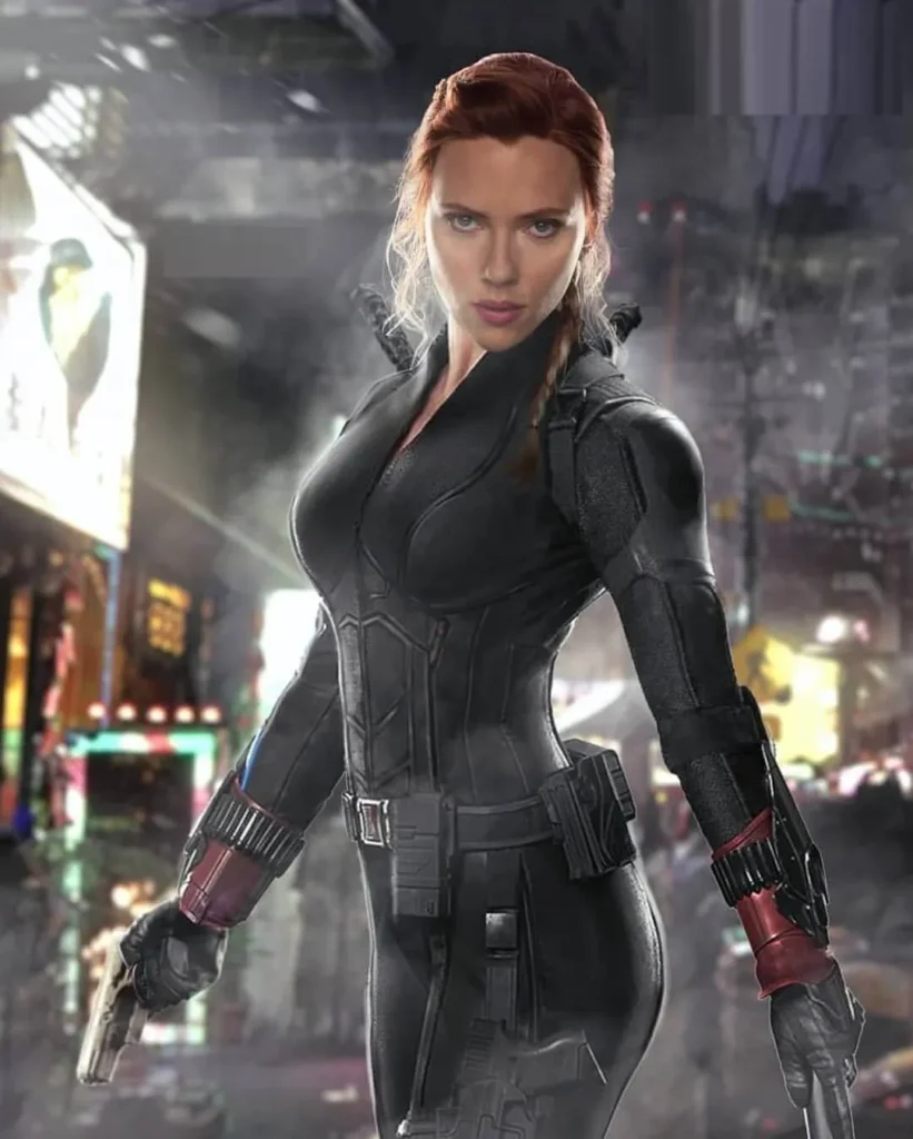 Black Widow Avengers Endgame Leather Jacket