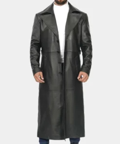 Blade Leather Trench Coat