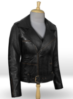 Brie Larson Captain Marvel Biker Jacket
