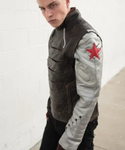 Bucky Barnes Soldier Leather Jacket