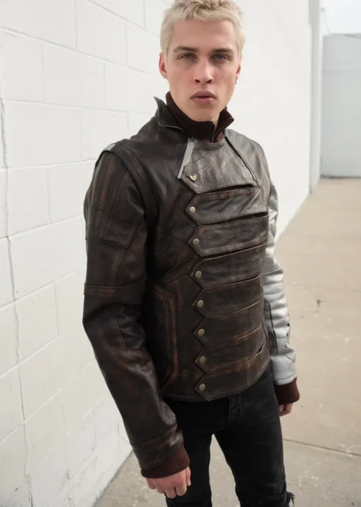 Bucky Barnes Soldier Leather Jacket