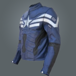 Captain America The Winter Soldier Blue Jacket