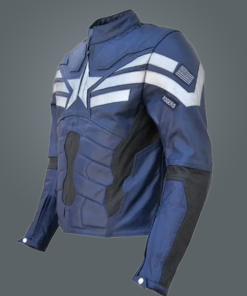 Captain America The Winter Soldier Blue Jacket