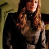 Castle Kate Beckett Leather Trench Coat