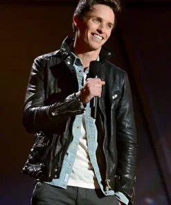 Eddie Redmayne Leather Jacket