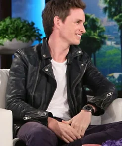 Eddie Redmayne Leather Jacket